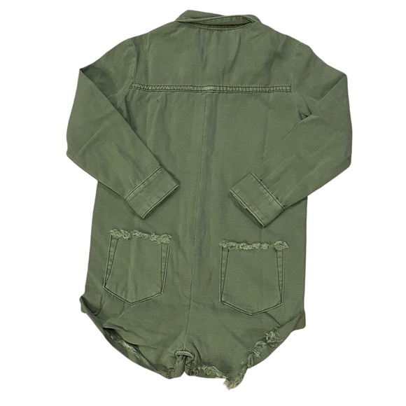 🌴 One Teaspoonon NWT GIRLS Prophecy Jumpsuit Pockets Khaki Sz 6/7 - Picture 5 of 9